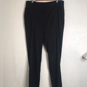 NWOT NYDJ Pants Marilyn Linen blend trousers black size 16